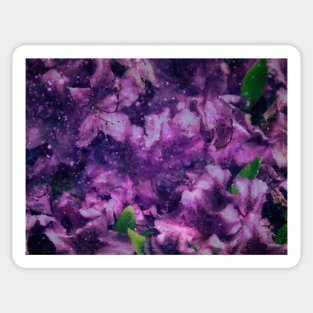 Painted Fairy Flowers Sticker